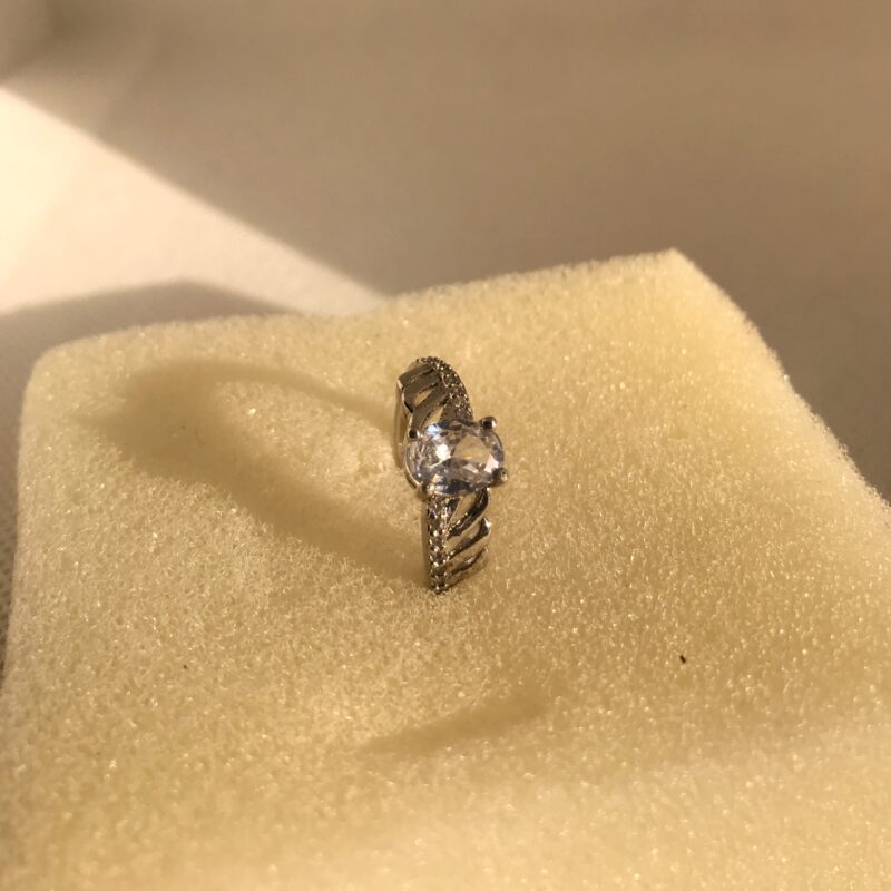 Radiant Solitaire Elegance Ring - Image 3