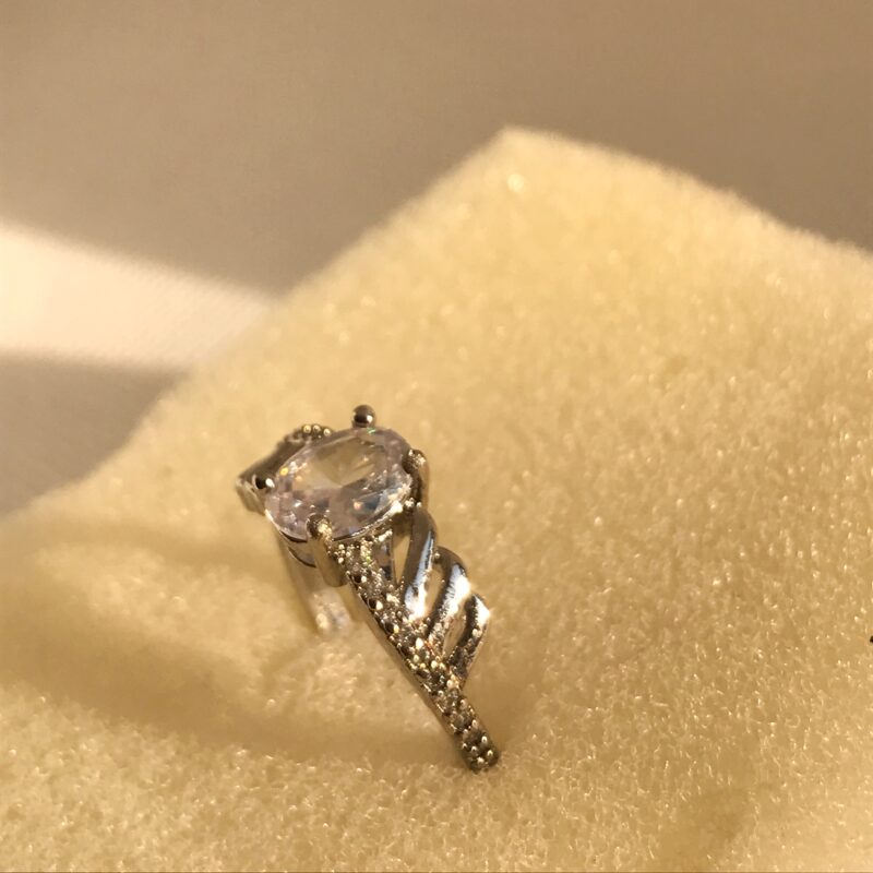Radiant Solitaire Elegance Ring