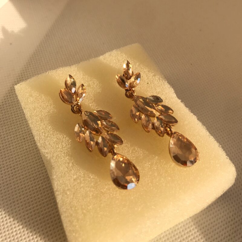 Champagne Luxe Drop Earrings
